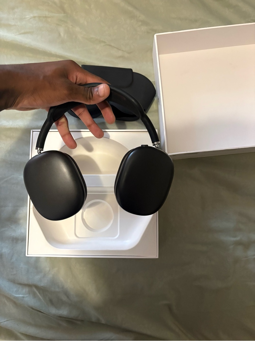 Wireless Over-Ear Headphones in Black